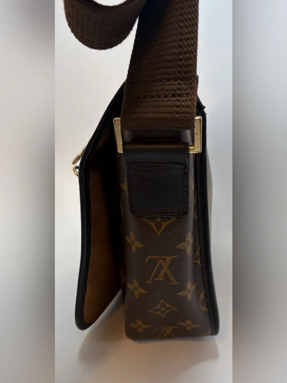 Louis Vuitton Bosphore PM Messenger Bag Macassar Monogram